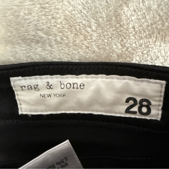 Rag and Bone Nina High Rise Skinny Ankle Jeans Size 28 Black Stretch casual - Picture 5 of 10